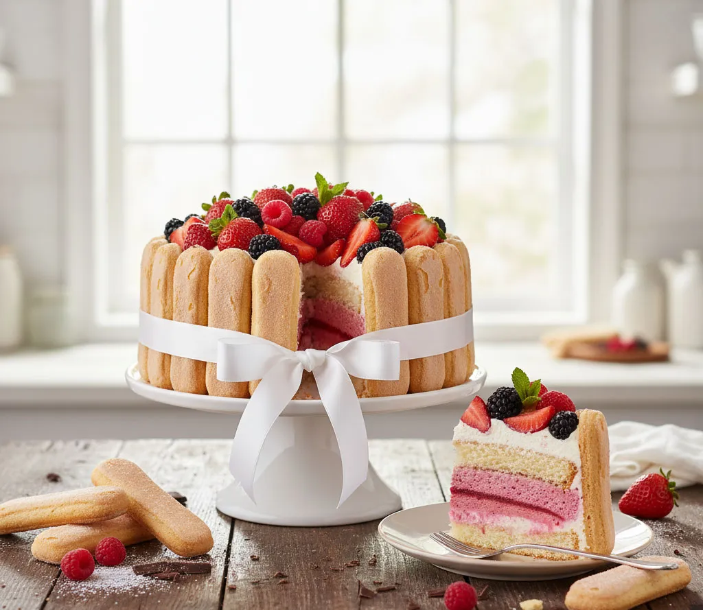 انواع کیک شارلوت