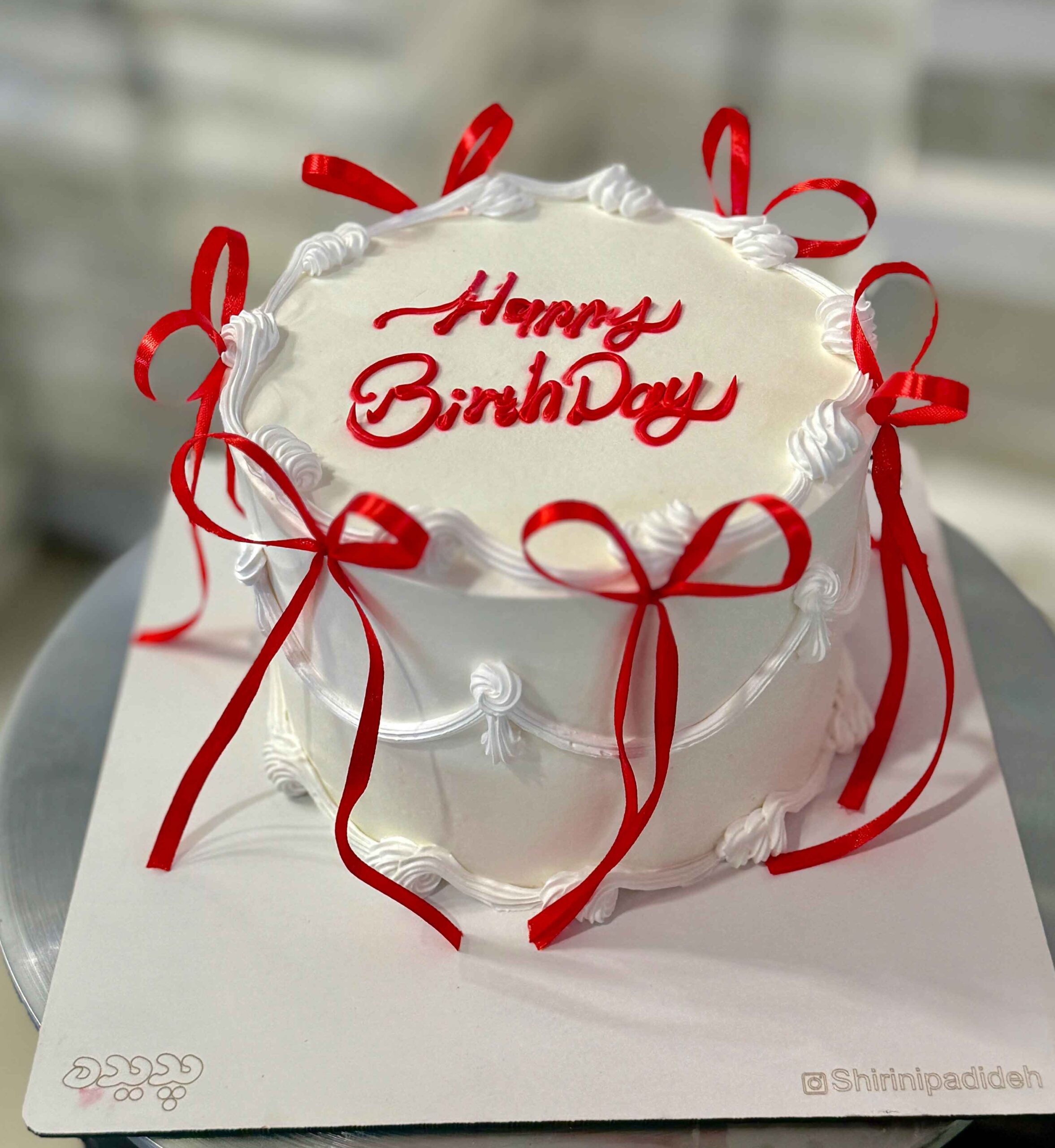 کیک تولد زنانه 40