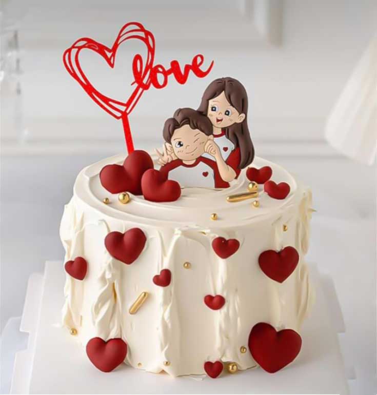 کیک ولنتاین 42