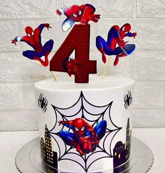 کیک مرد عنکبوتی 04