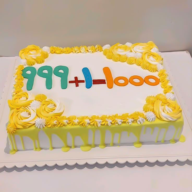 کیک جشن هزار 06