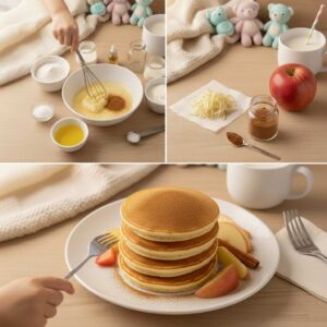 پنکیک سیب دارچین