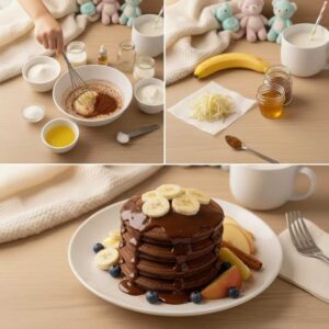 پنکیک شکلاتی 