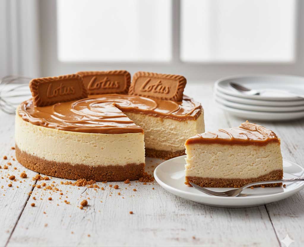 چیز کیک لوتوس