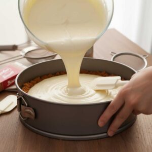 تهیه چیز کیک لوتوس